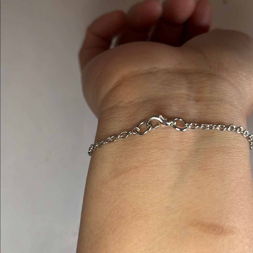 Timeless Silver Infinity Chain Bracelet - Picture 2 of 5